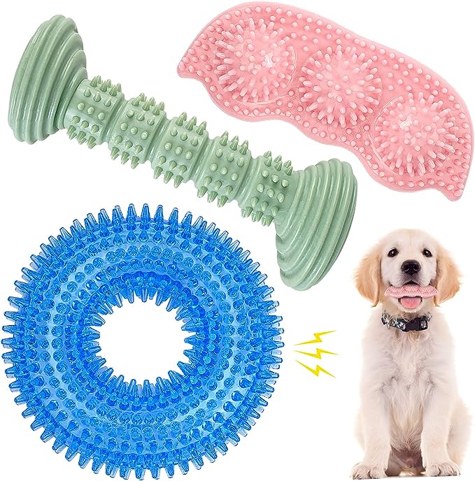 Dog Chew Toys for Puppy Teething, 2-8 Months Puppies